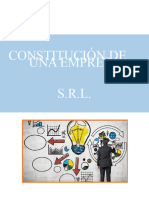 Constitución de Una Empresa S.R.L