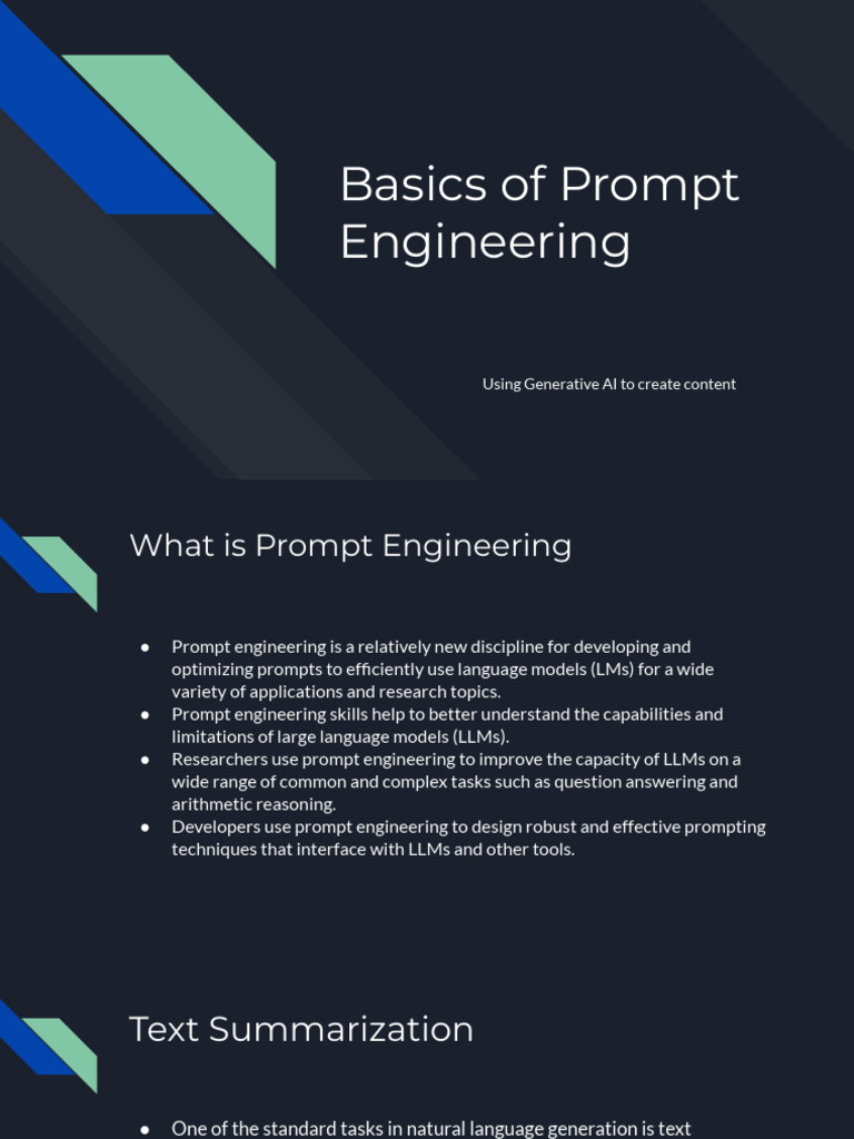 Basics Of Prompt Engineering Pdf Infection Bacteria