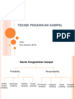 Teknik Penarikan Sampel