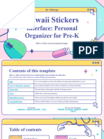 Kawaii Stickers Interface_ Personal Organizer for Pre-K by Slidesgo
