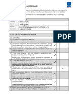 COVID-19 Pre-Joining Questionnaire