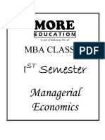 Managerial Economics