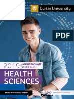 Curtin University 2019 Health Sciences Undergraduate Guide