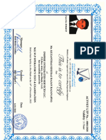 MEWP Training Certificate