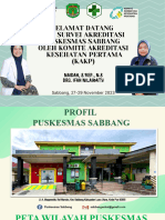 Selayang Pandang PKM Sabbang