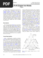 Cu-Fe-Ni (Copper-Iron-Nickel) : Binary Systems