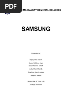 SCM Samsung Company