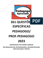 261 Questões-Pedagogo-2023