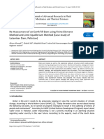 Re-Assessment of An Earth Fill Dam Using Finite Element Method and Limit Eqilibrium Method