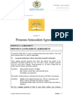 Pronoun and Antecedent Agreement (Examples)