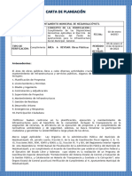 Carta de Planeación: Ente A: H. Ayuntamiento Municipal de Nezahualcóyotl Concepto de La Verificación: Fecha