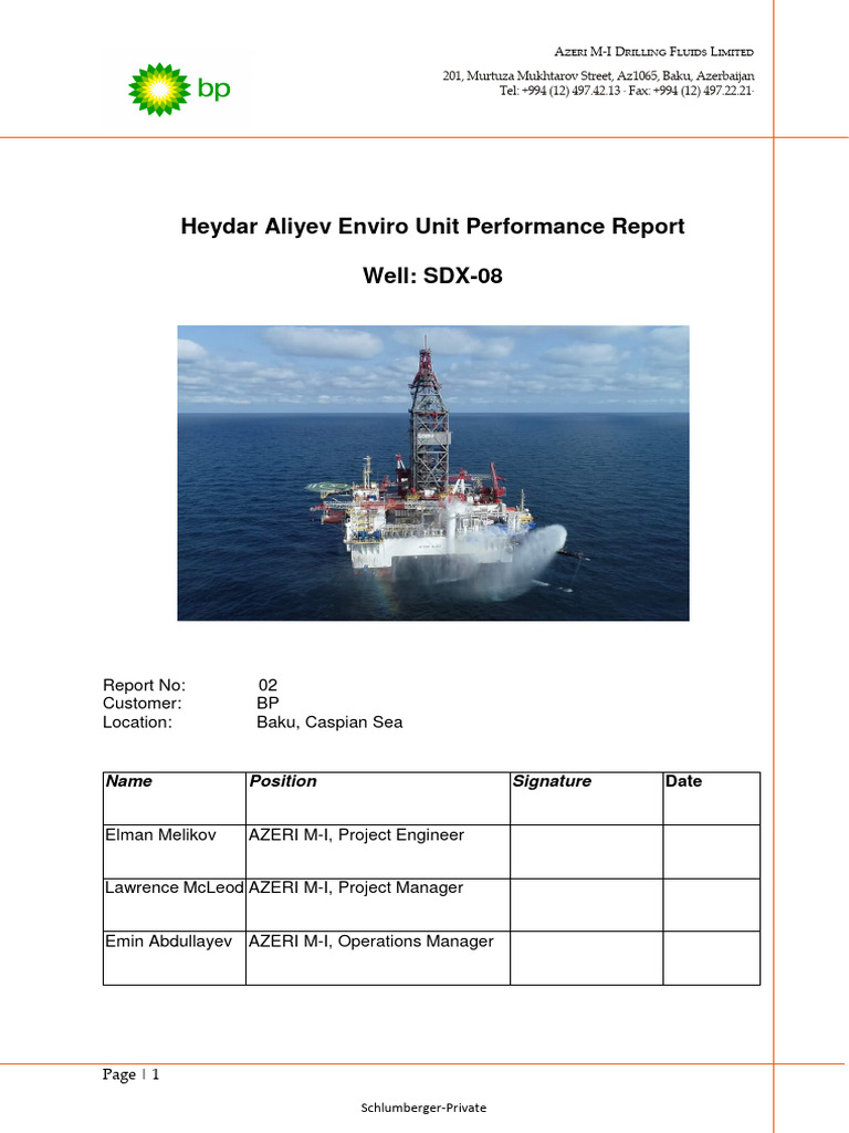 Enviro Unit Performance Report for SDX-08 | PDF | Waste | Waste Management