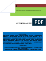 Spesifikasi Teknis Alat Kesehatan 2023 Disnakertrans