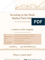 Investing in The Stock Market Pitch Deck by Slidesgo