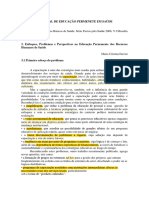 Política Nacional de Educação Permenete em Saúde.