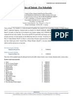 Fee Schedule Notice of Intent Generic Notary