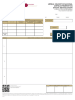1° A 6° de Primaria Boletas de Evaluación 2023-2024 Federal
