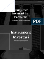 Manajemen Investasi Dan Portofolio - By: Rizcha Dwi Safitri