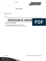 ESS Paper 1 Resource Booklet