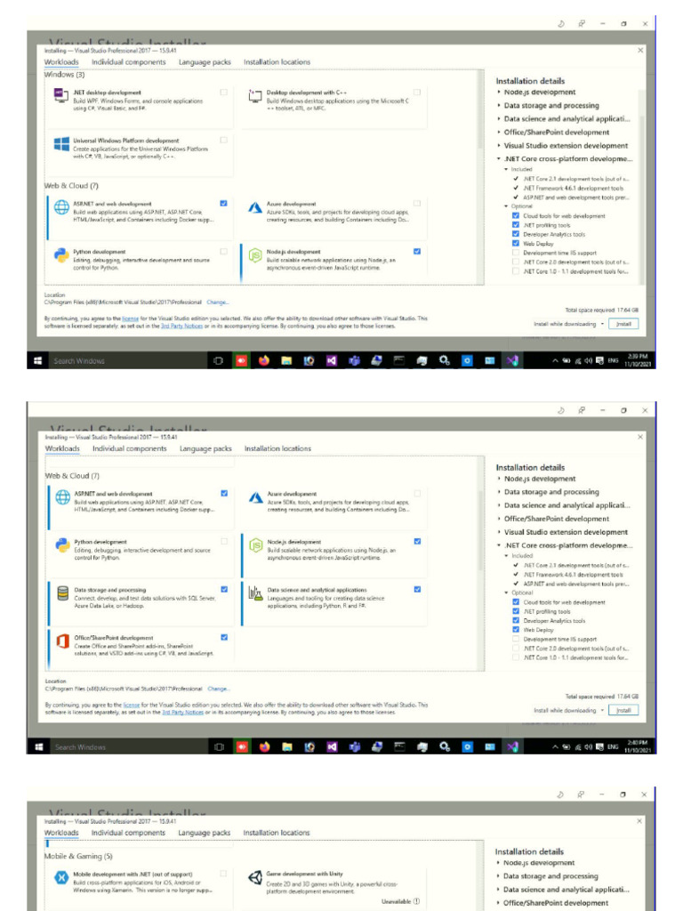 Visual Studio Installation Steps | PDF