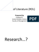ROL and Summary and Conclusion