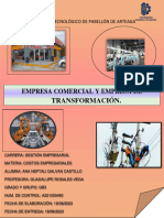 Cuadro Comparativodiferencias Entre Costeo de Empresa Industrial, Servicios y Comercial Ana Neftali Galvan Castillo GB3