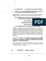 Ley de Ingresos Del Municipio de Lagos de Moreno, Jalisco para El Ejercicio Fiscal 2021-140521