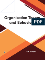 Organisation Theory and Behaviour - P.K. Saxena - 2021 - University Science Press - 9789391162689 - Anna's Archive