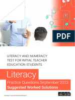 Literacy Practice Worked - Solutions 2023