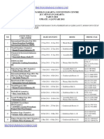 Jadwal Pameran Jcc Senayan 2011