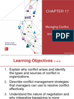 Chapter 17 - Managing Conflicts, Politics and Negotiation