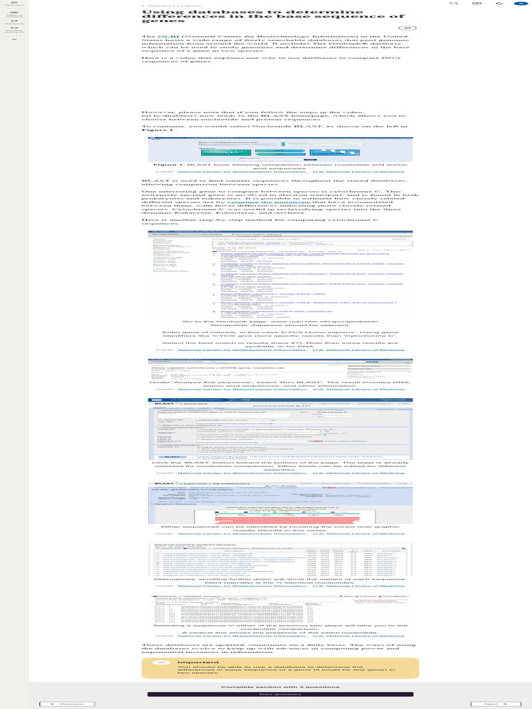 IBDP Biology HL FE2016 Kognity | PDF | National Center For ...