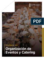 Brochure Organizacion de Eventos y Catering PEC