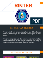 Bagian Komponen Utama Dalam Printer Dan Fungsinya | PDF