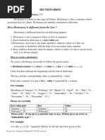 STUDY MAT XI Dictionary