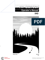 Onan DKD Operator's Manual