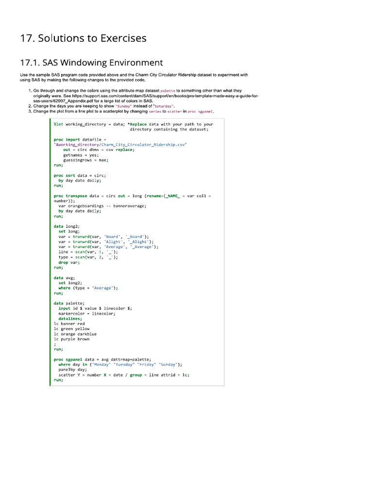 Sas Tasks | PDF