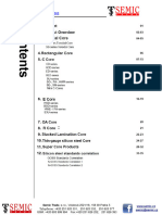 Catalogue Silicon Steel Cores