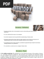 Unit 3 Inventory