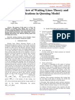 Literature Review of Waiting Lines Theory and Its Applications in Queuing Model