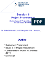 Session 6 - Project Procurement