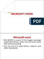 MS Word Notes PDF Download