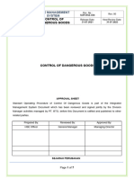 Control of Dangerous Goods