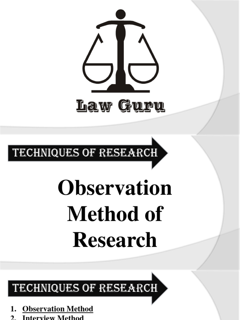 Research Methods Overview | PDF