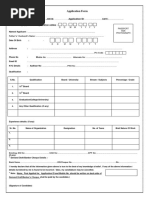 Format For OBC Declaration | PDF