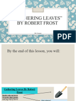 Gathering Leaves - Robert Frost