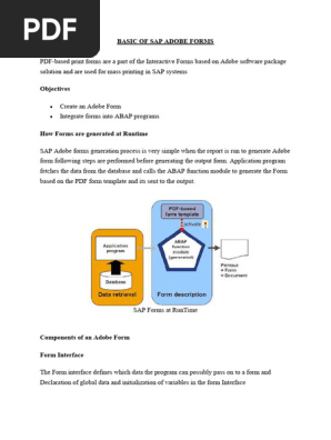 Basic of adobeForm