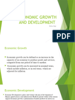 Economic Growth and Development: Ritika Negi