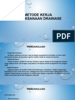 Metode Kerja Pelaksanaan Drainase Ahli Muda