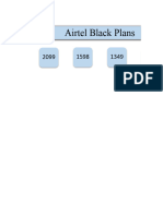 New Airtel Black Plan July'21